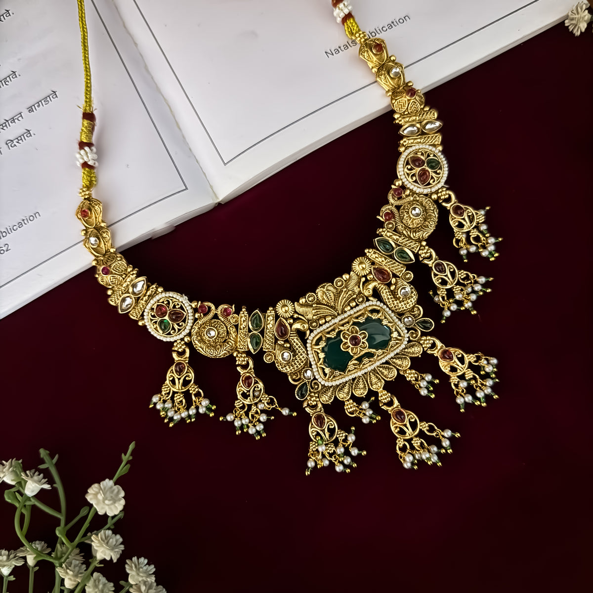 Kishank Rajwadi Necklace Set