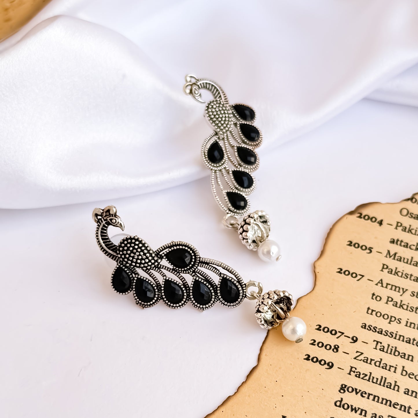 Peacock Earrings