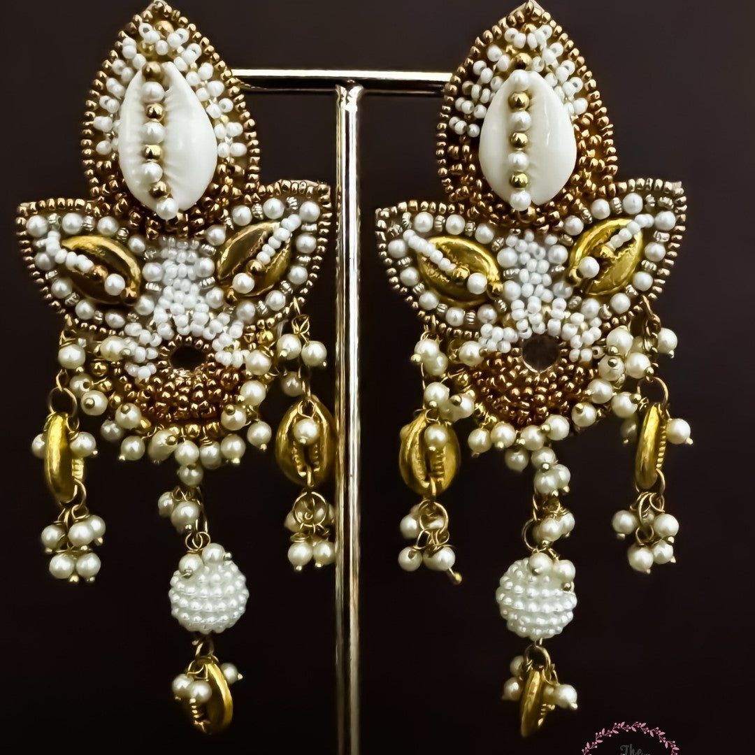 Shree Shell Embellished Earrings