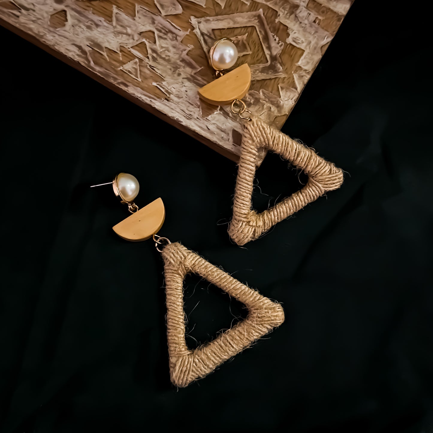 Wella wooden Lightweight Earrings