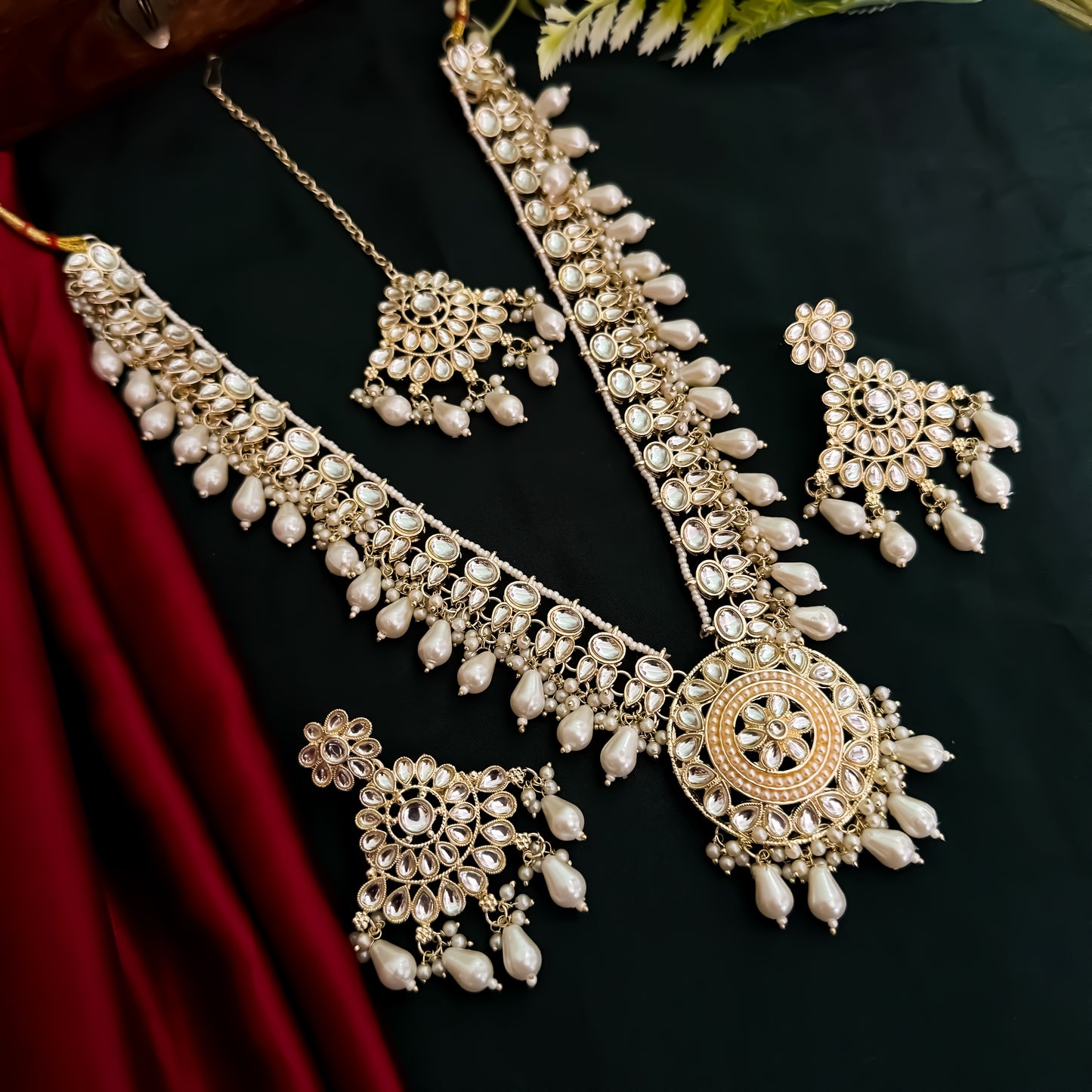 Jayanti Kundan Long Necklace Set