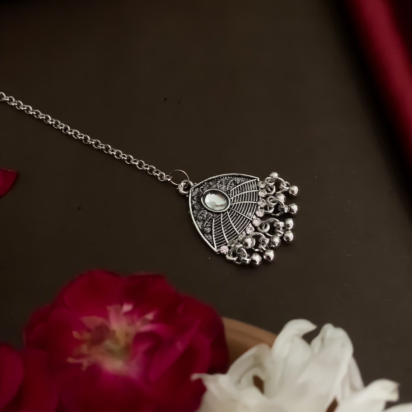 Kamini Maang Teeka - Silver