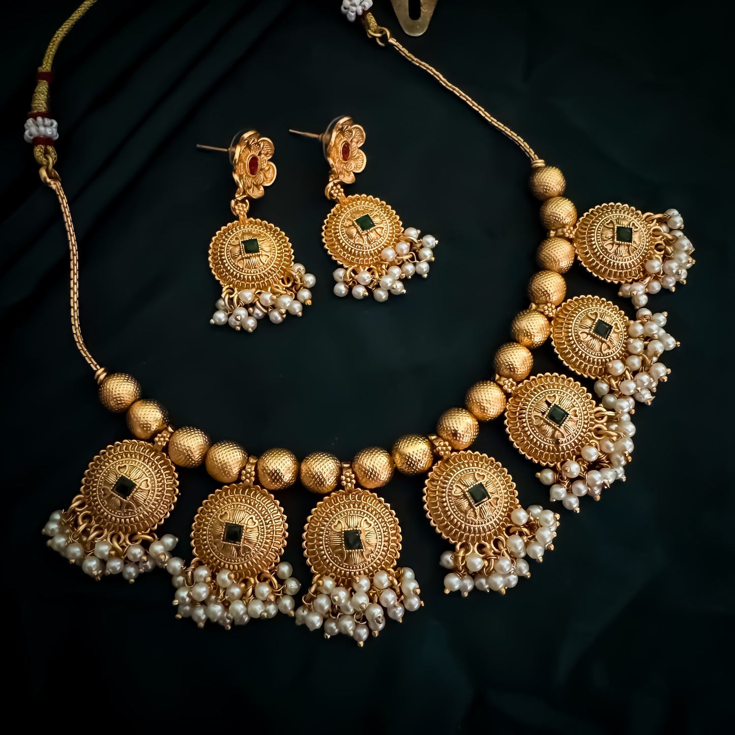 Gopika Pearl Necklace Set