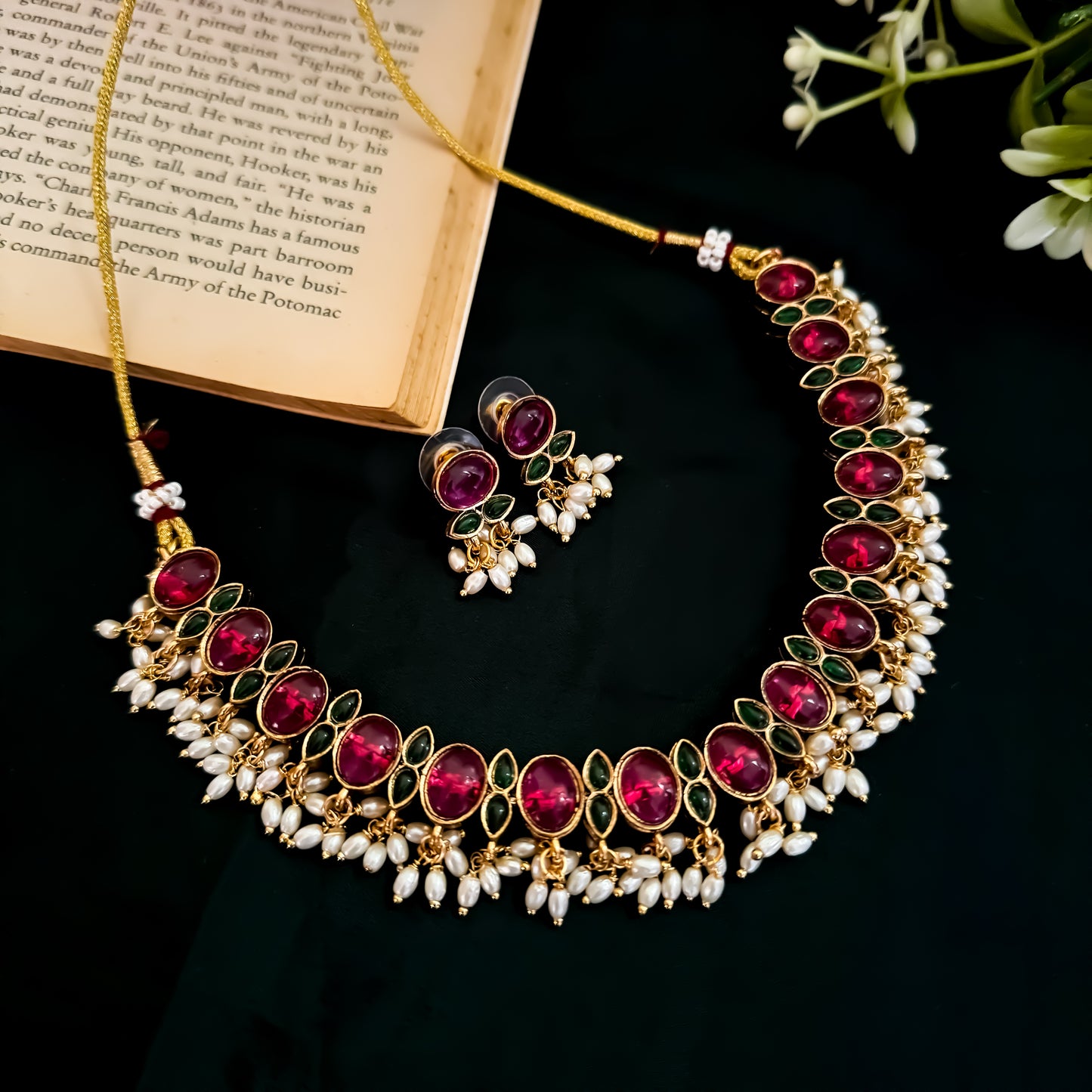 Madhumita 2 In 1 Reversible Necklace Set