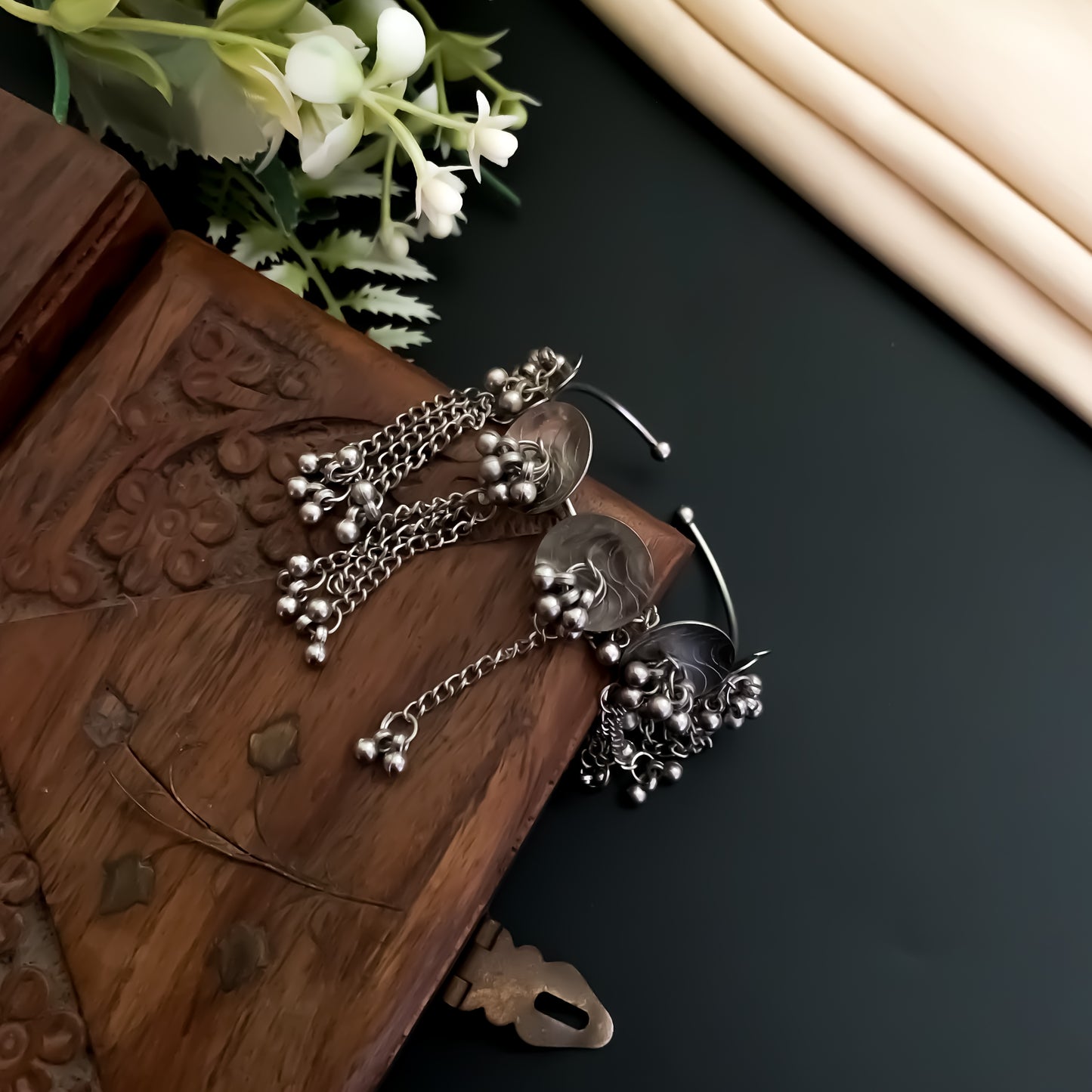 Ragini Ghungroo Adjustable Bracelet/Kada