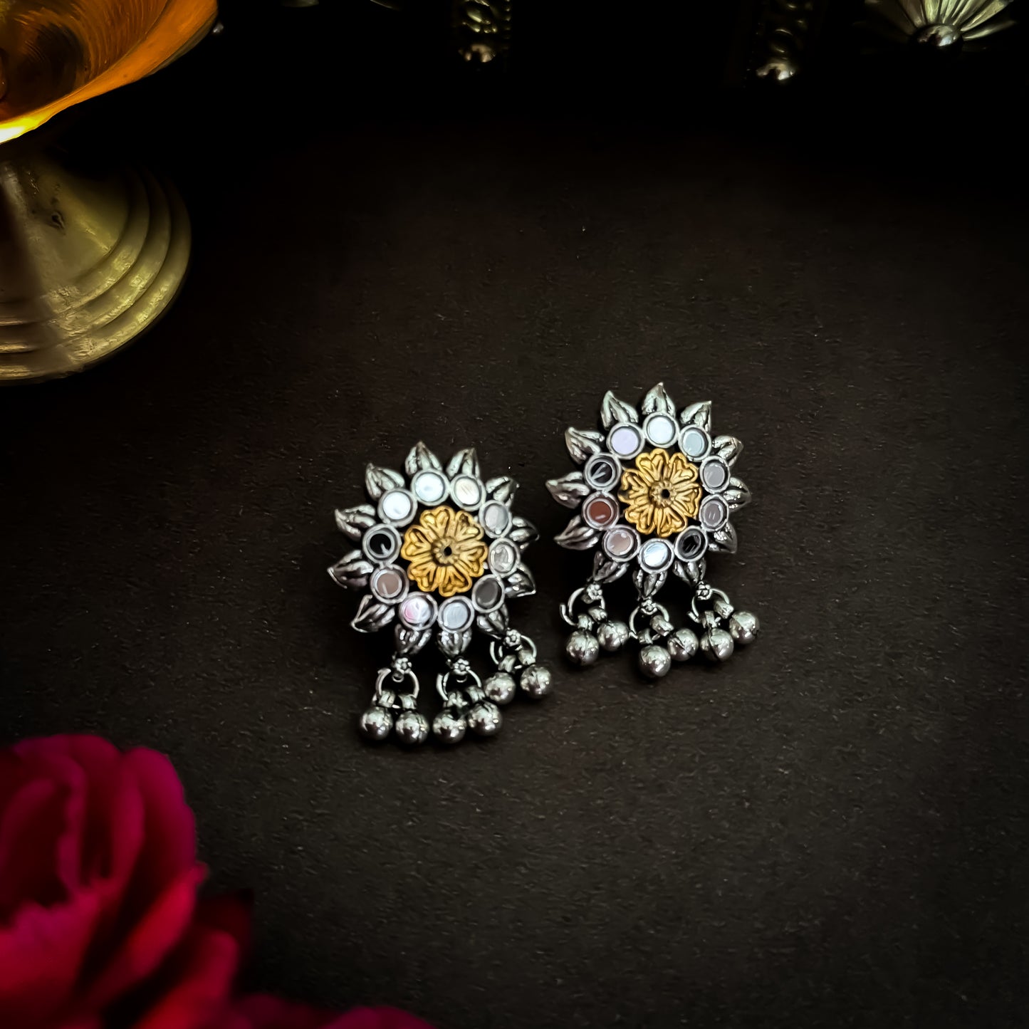 Kisani Dual Tone Necklace Set