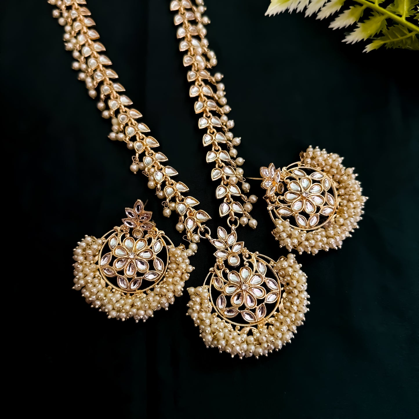 Jigyasa Ganthan Long Necklace Set