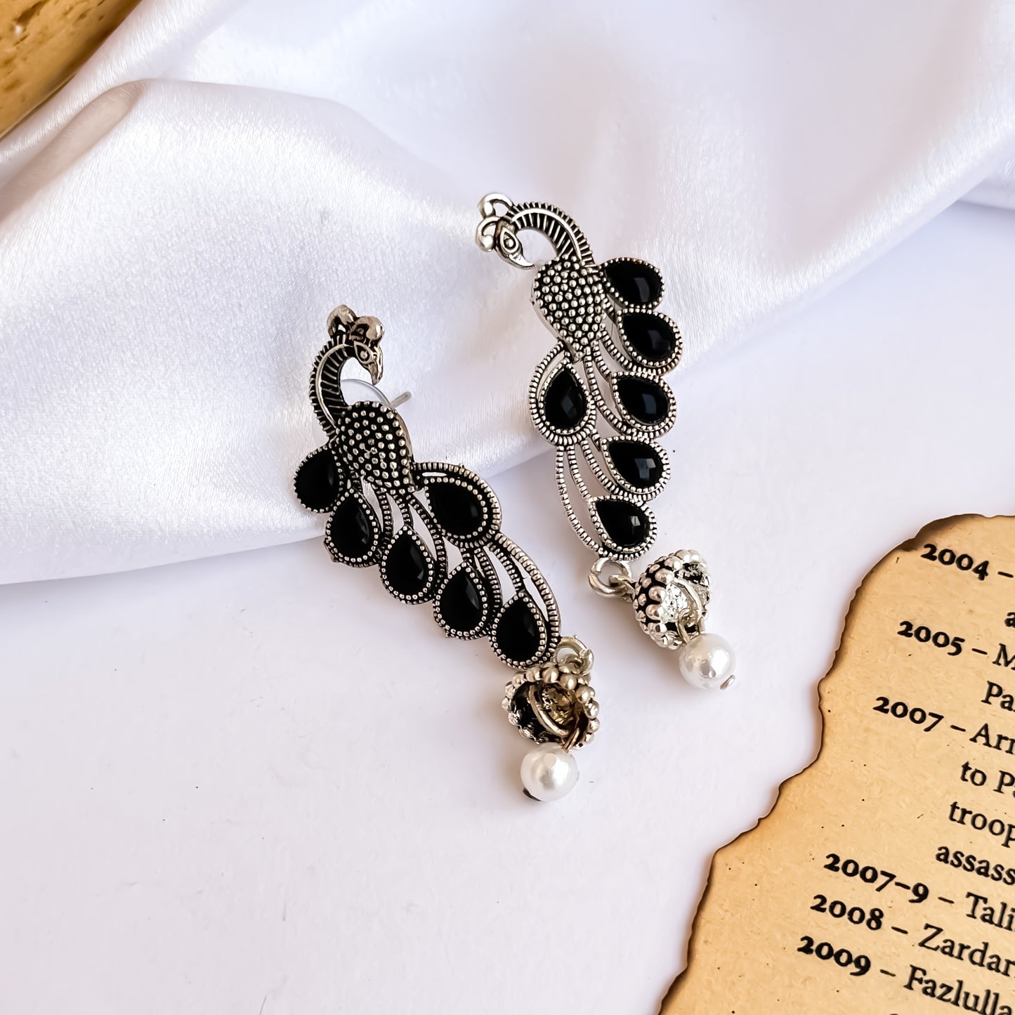 Peacock Earrings