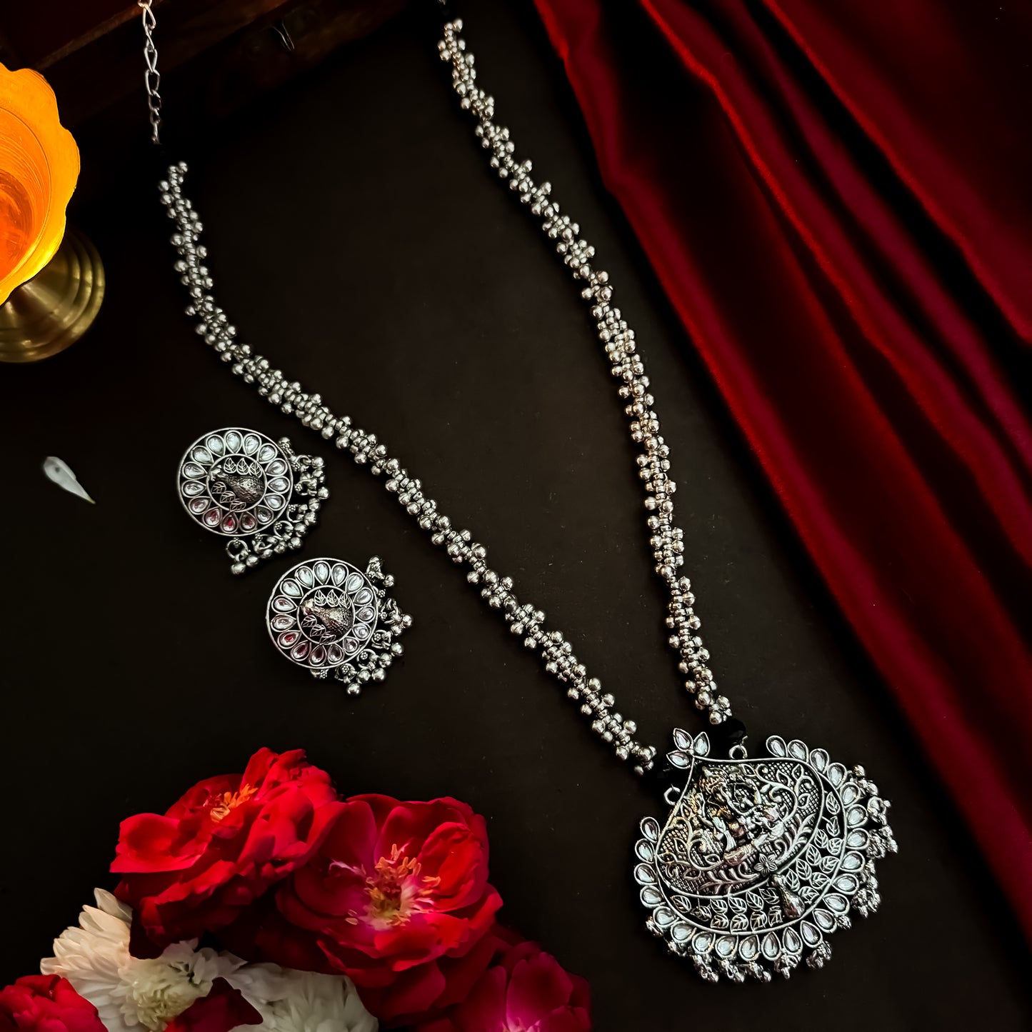 Ganesha Long Necklace Set