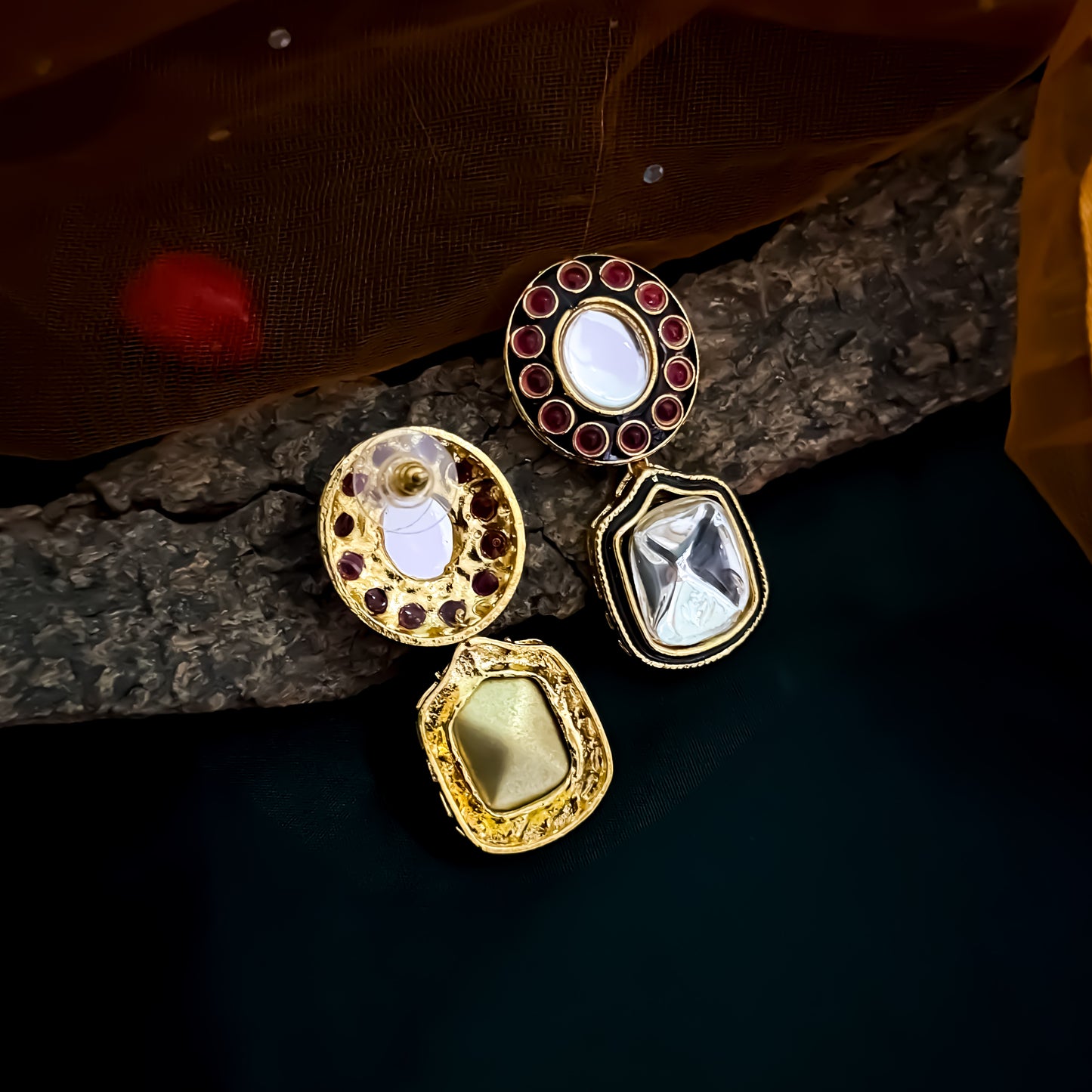 Vriksha Vilandi Kundan Premium Necklace Set