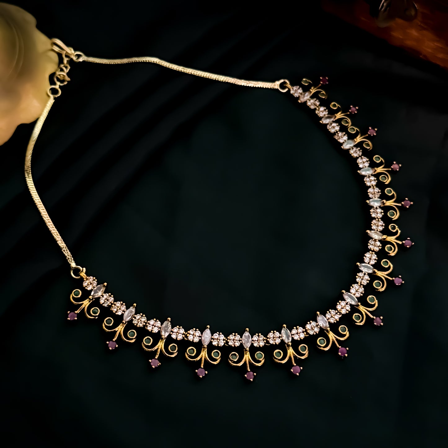 Dhriti AD Necklace Set