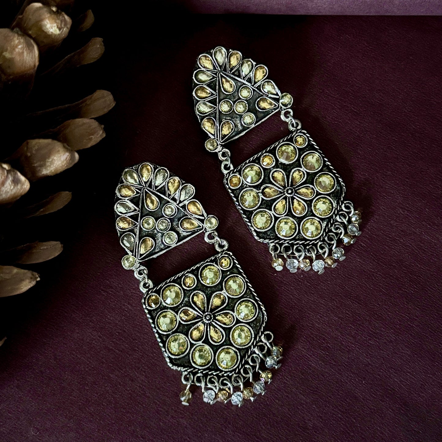 Raza Stone Studded Earring