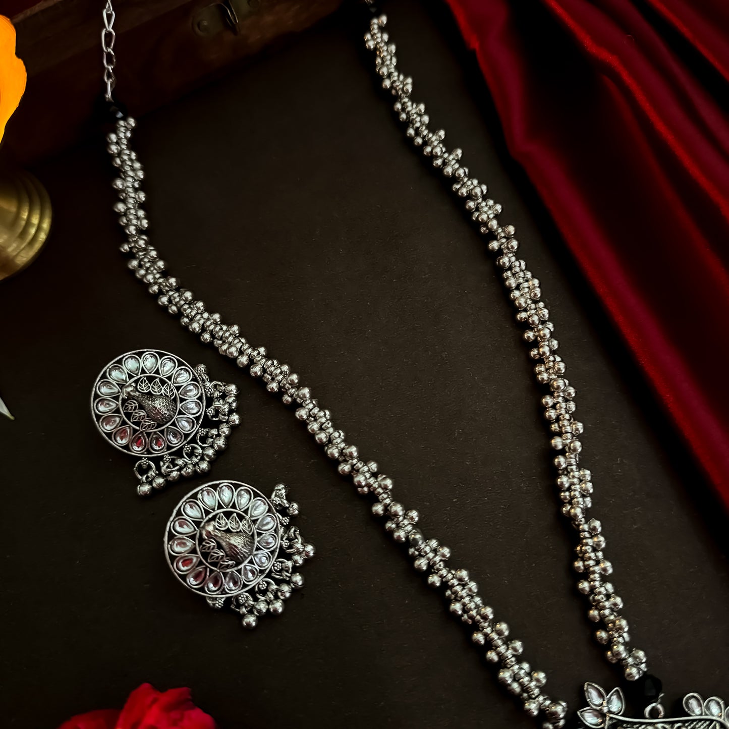 Ganesha Long Necklace Set