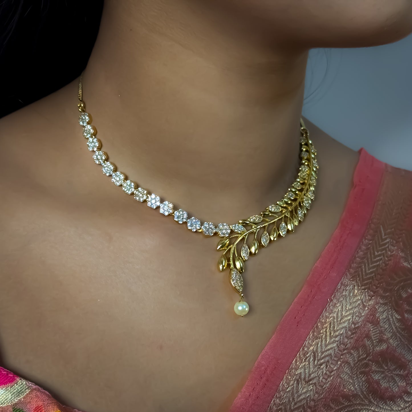 Pretty Petals Minimal AD Necklace Set