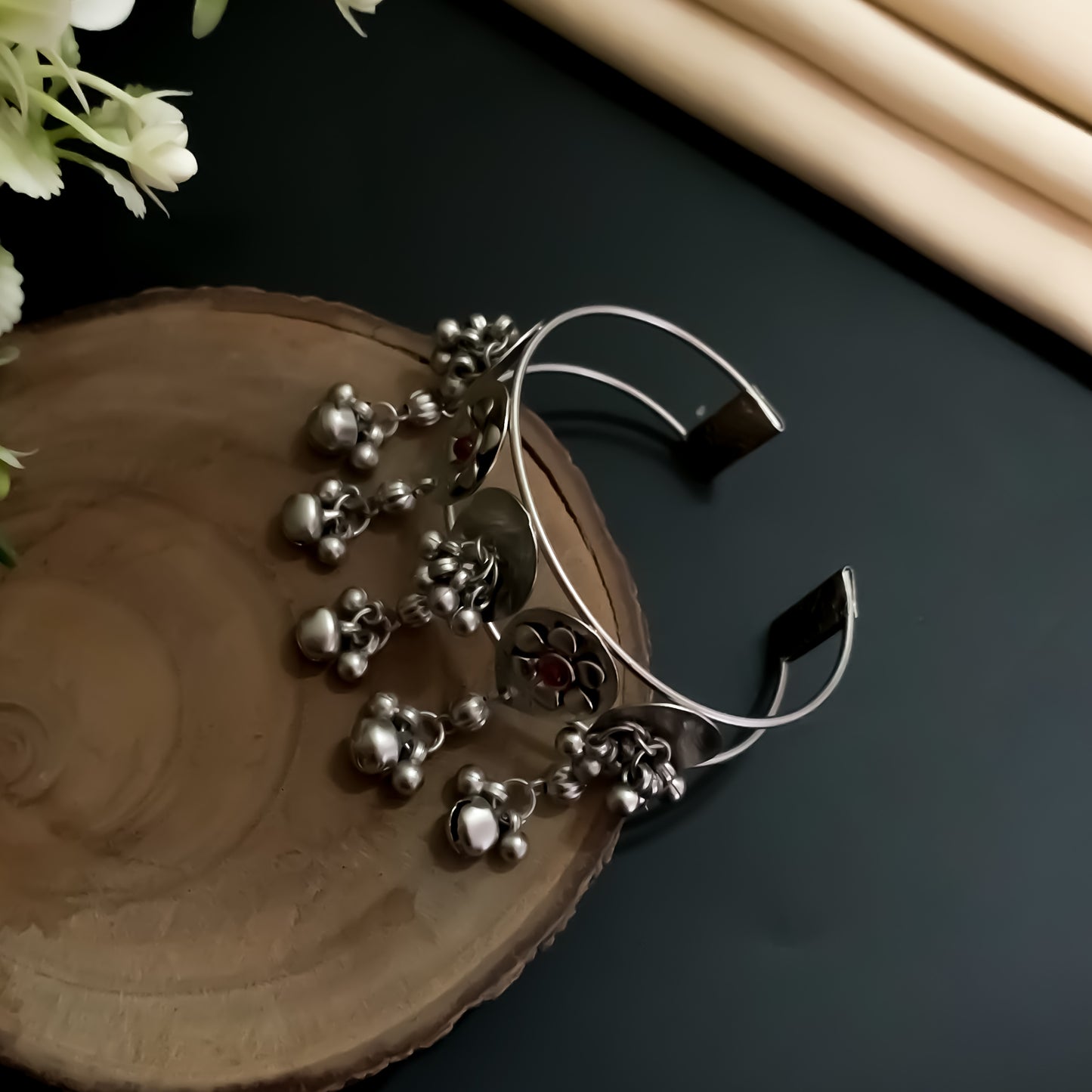 Manjari Ghungroo Adjustable Bracelet/Kada