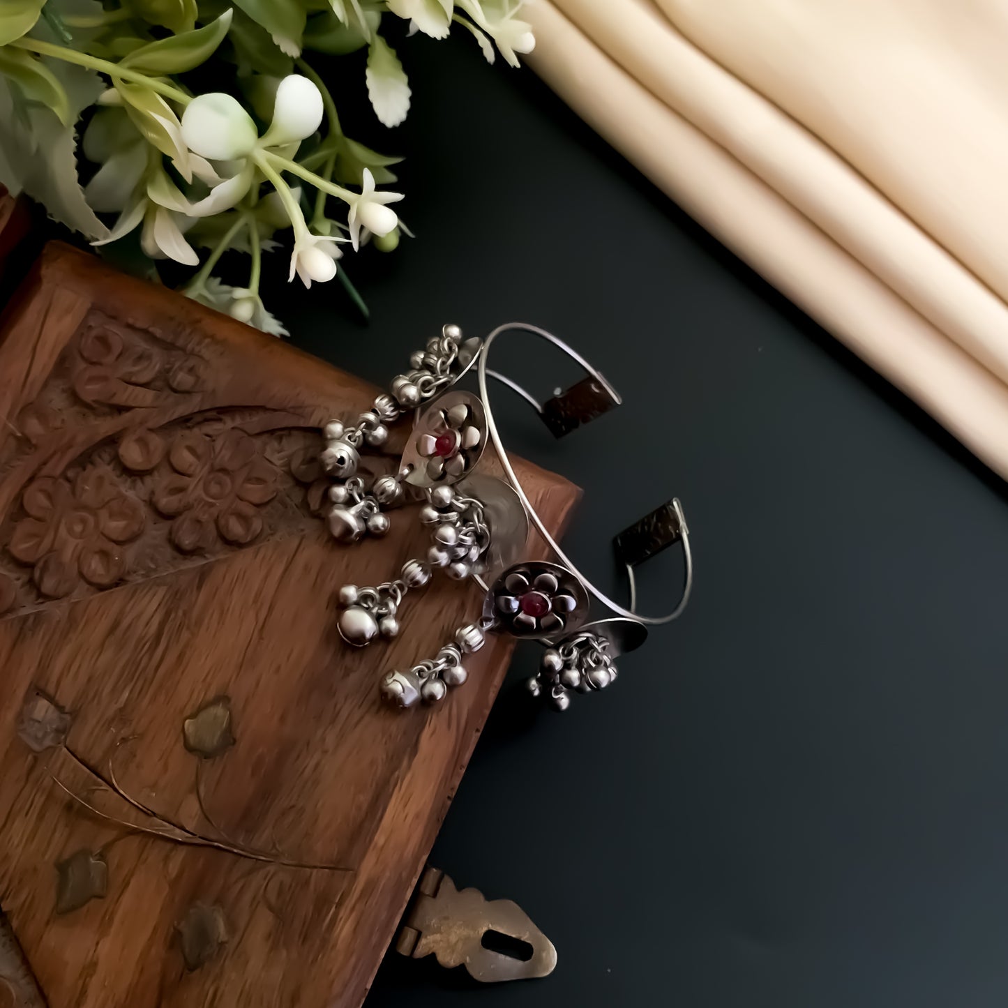 Manjari Ghungroo Adjustable Bracelet/Kada