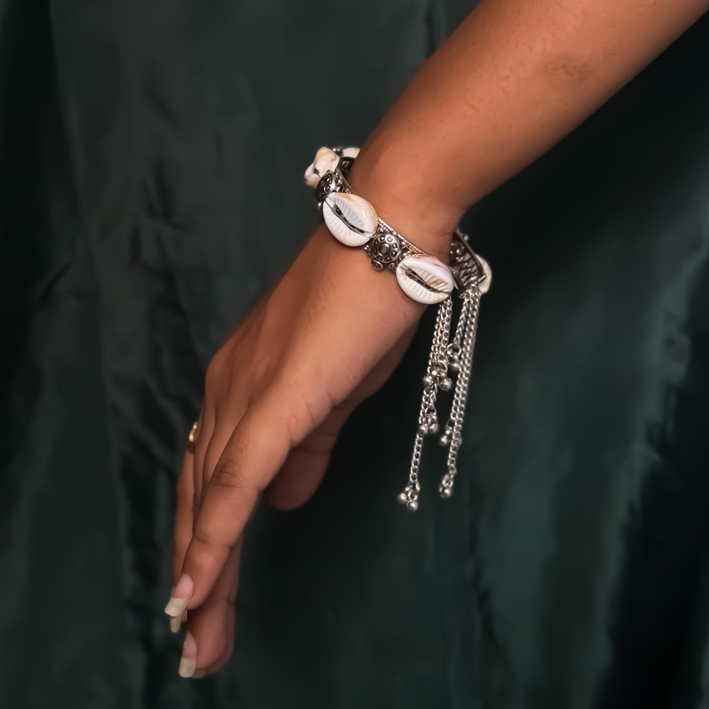 Aqua Shell Bracelet