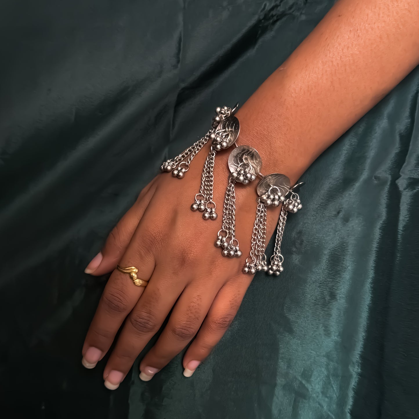 Ragini Ghungroo Adjustable Bracelet/Kada