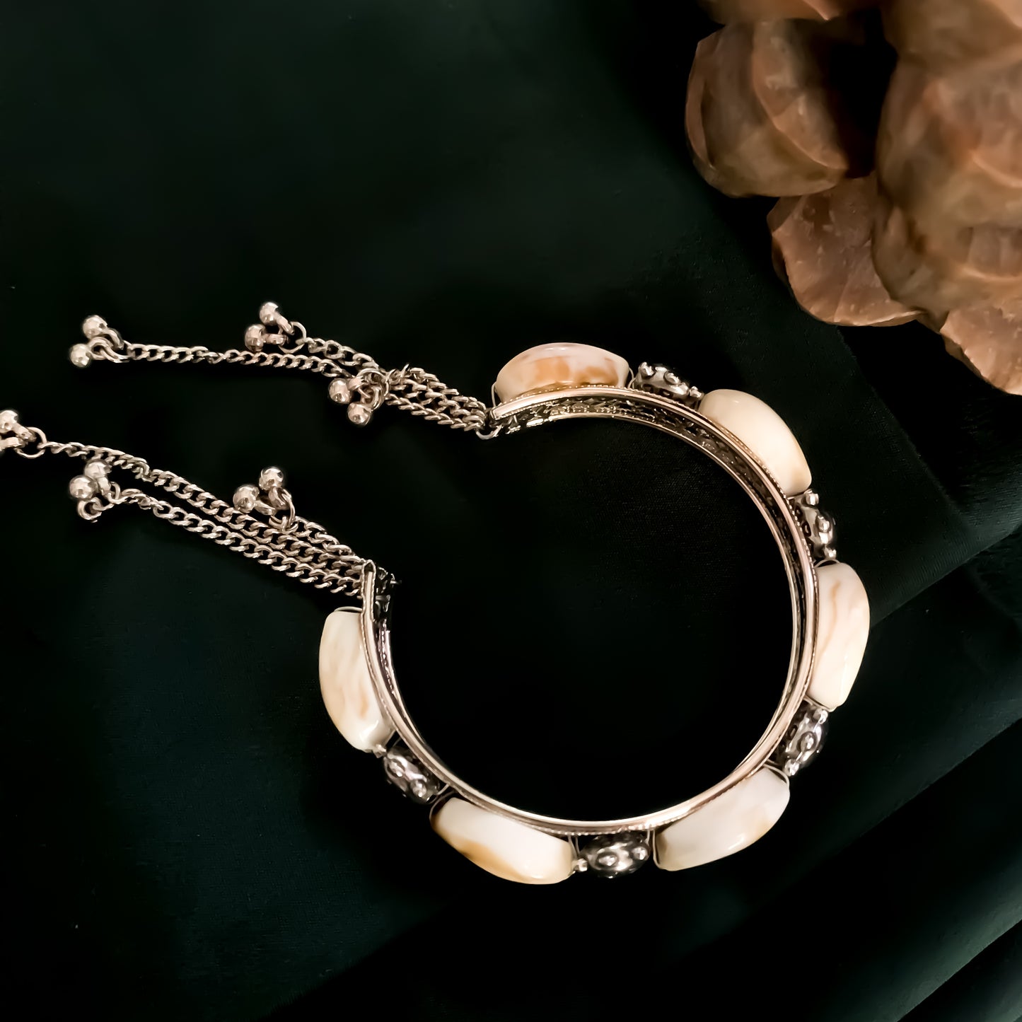 Aqua Shell Bracelet
