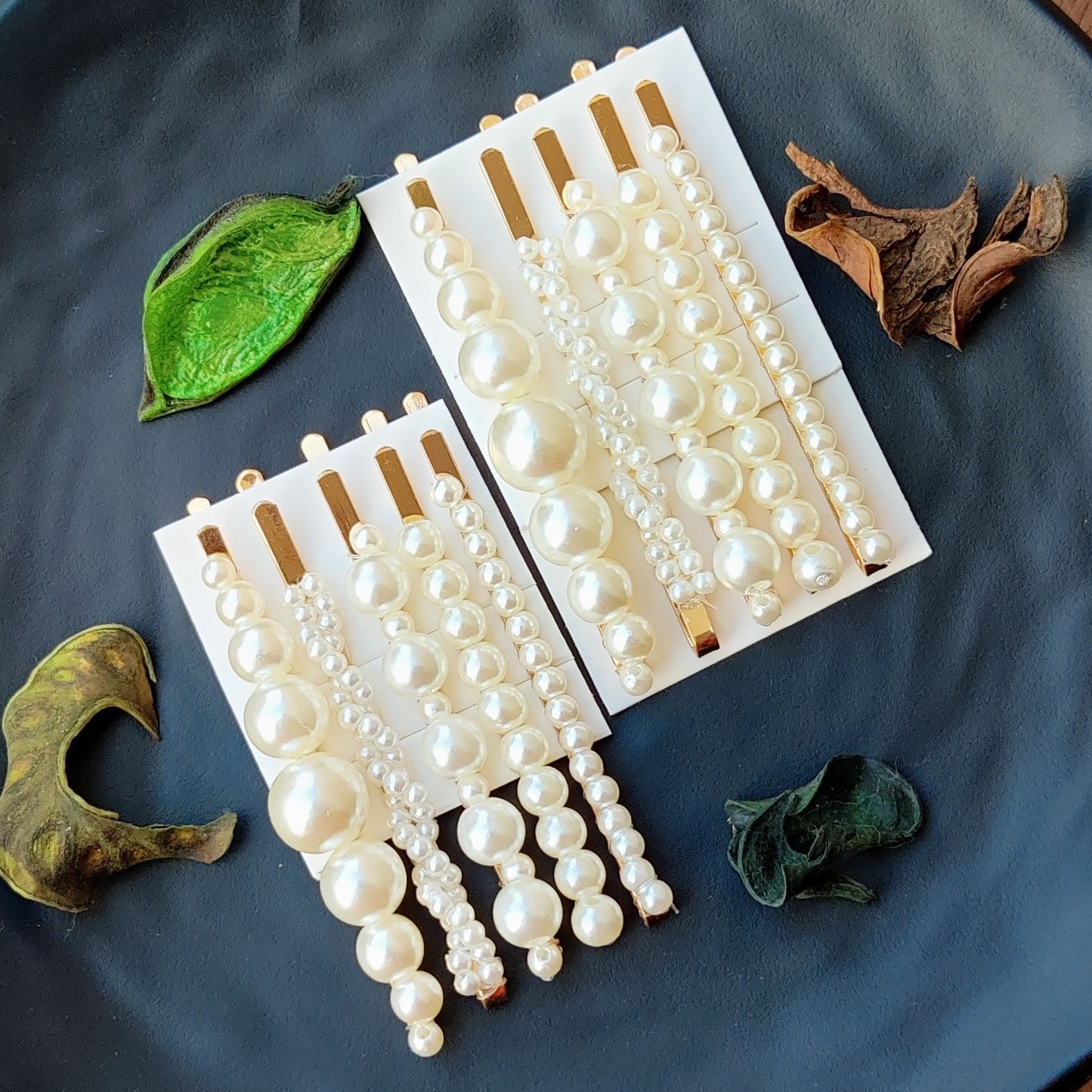 Pearl Korean Clip Set of 5