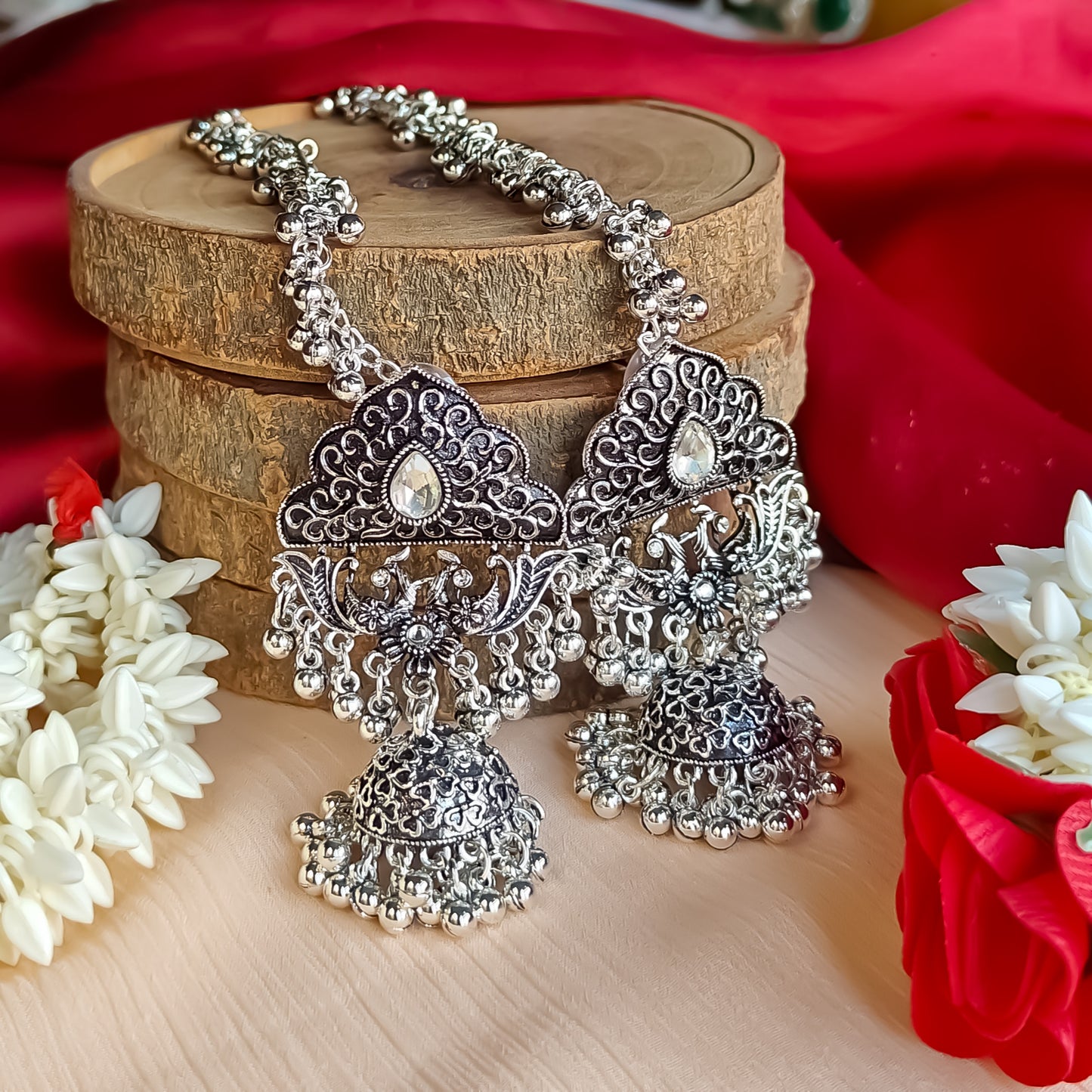 Kirati Jhumka Earrings with Sahara
