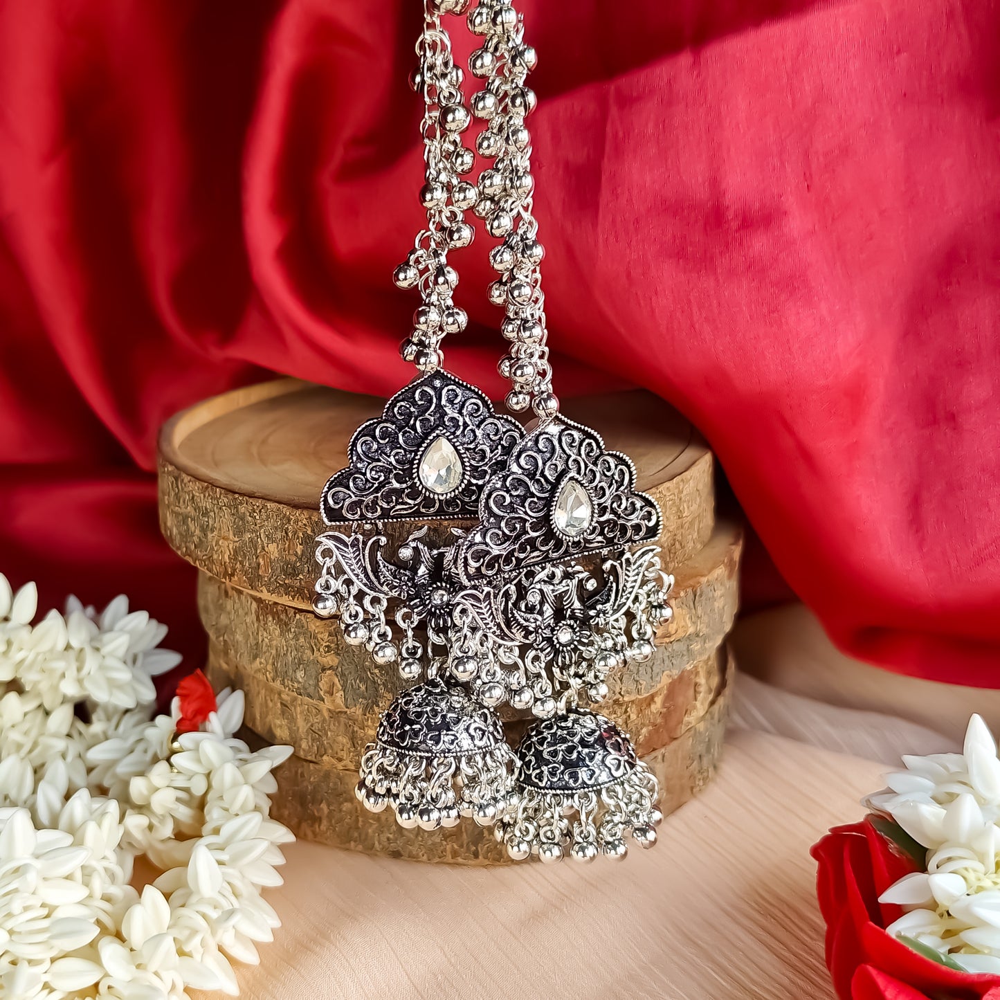 Kirati Jhumka Earrings with Sahara
