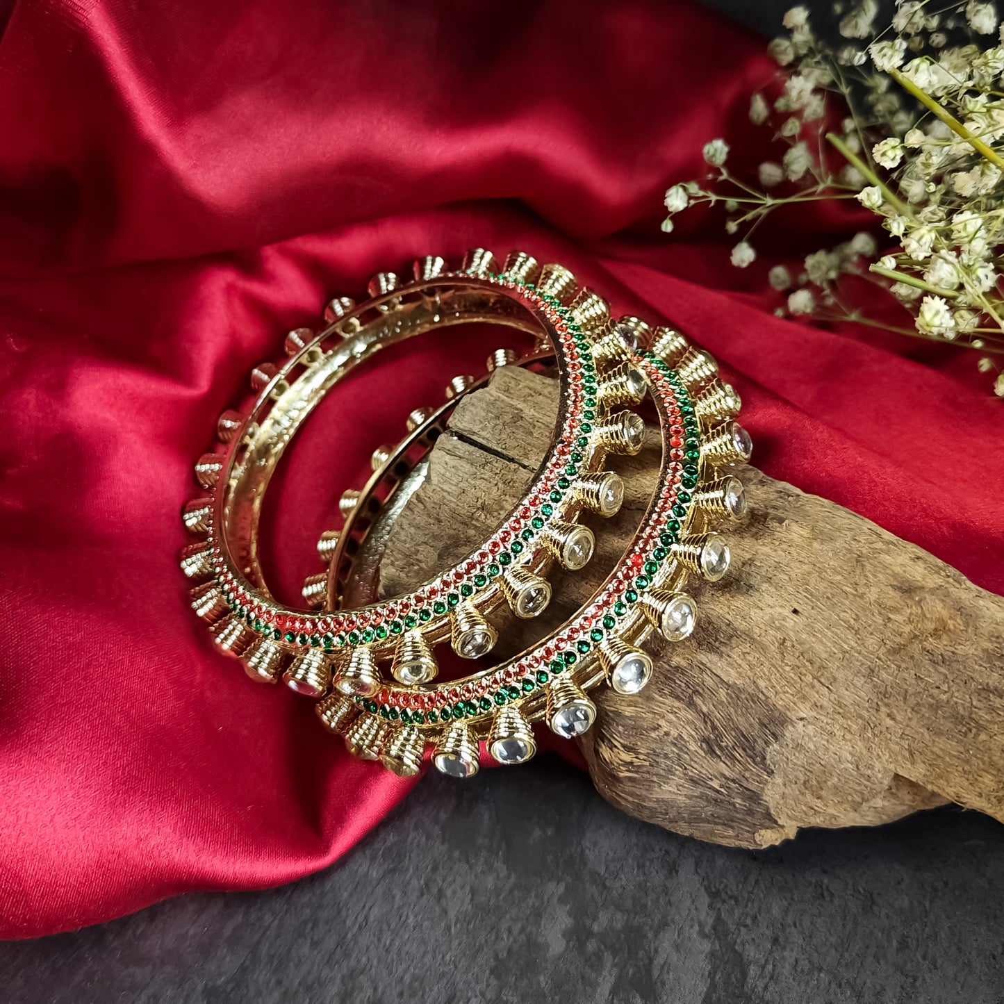 Nargis Kundan Bangles