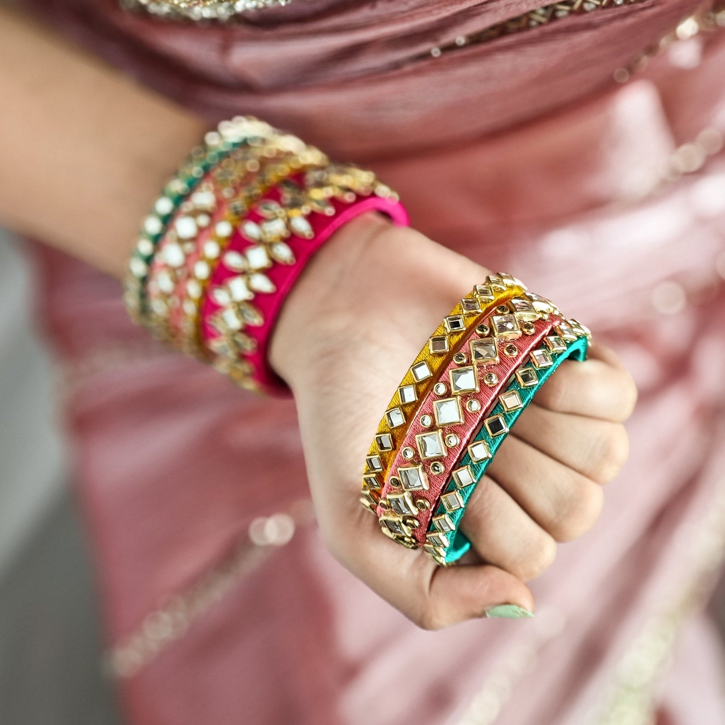 Gulal Bangle Set