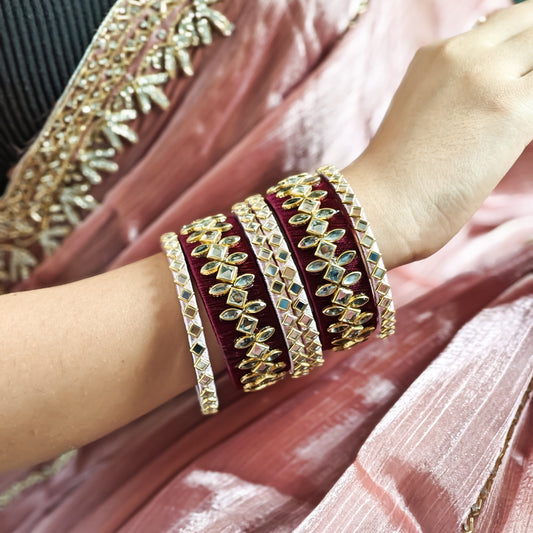 Himani Silk Thread Bangle Set