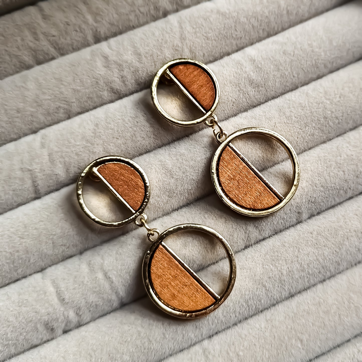 Stellar Wooden Statement Earrings