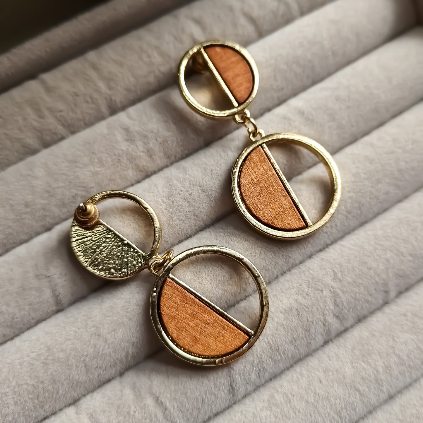 Stellar Wooden Statement Earrings