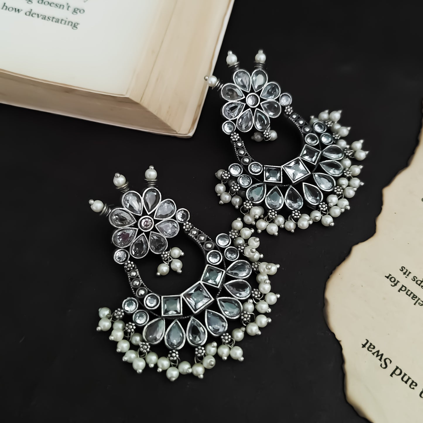 Dalia AAA Zircon Brass Necklace Set