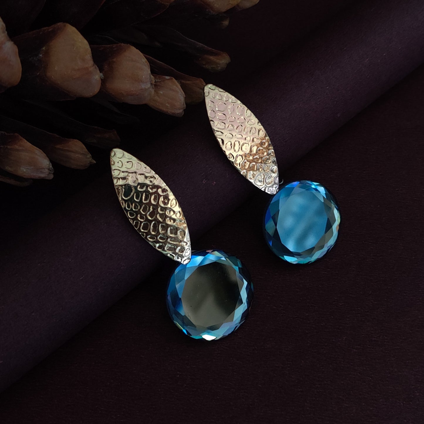 Selena Crystal Drop Statement Earrings