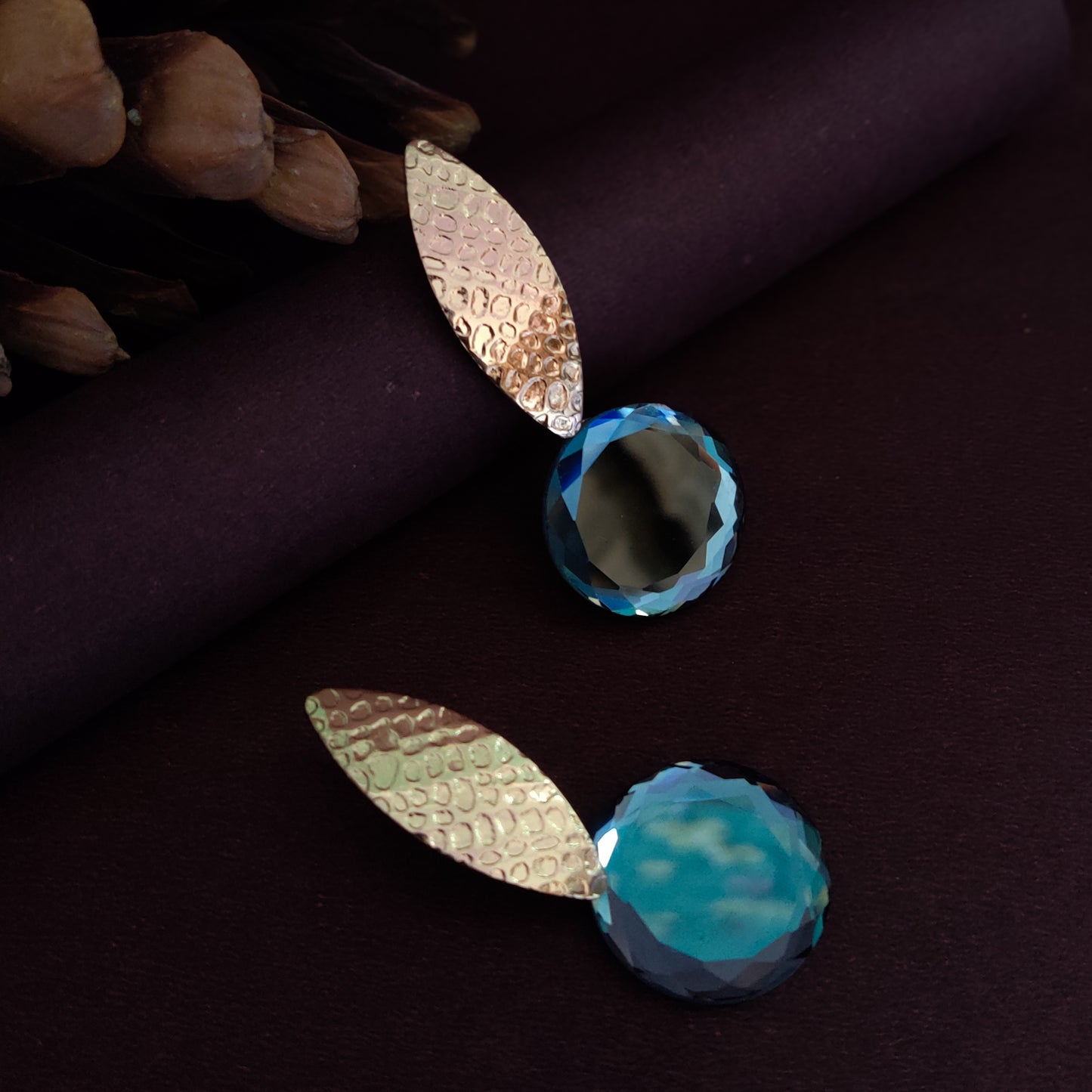 Selena Crystal Drop Statement Earrings