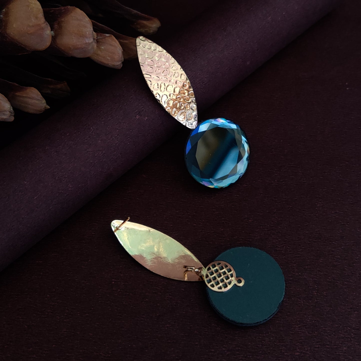 Selena Crystal Drop Statement Earrings