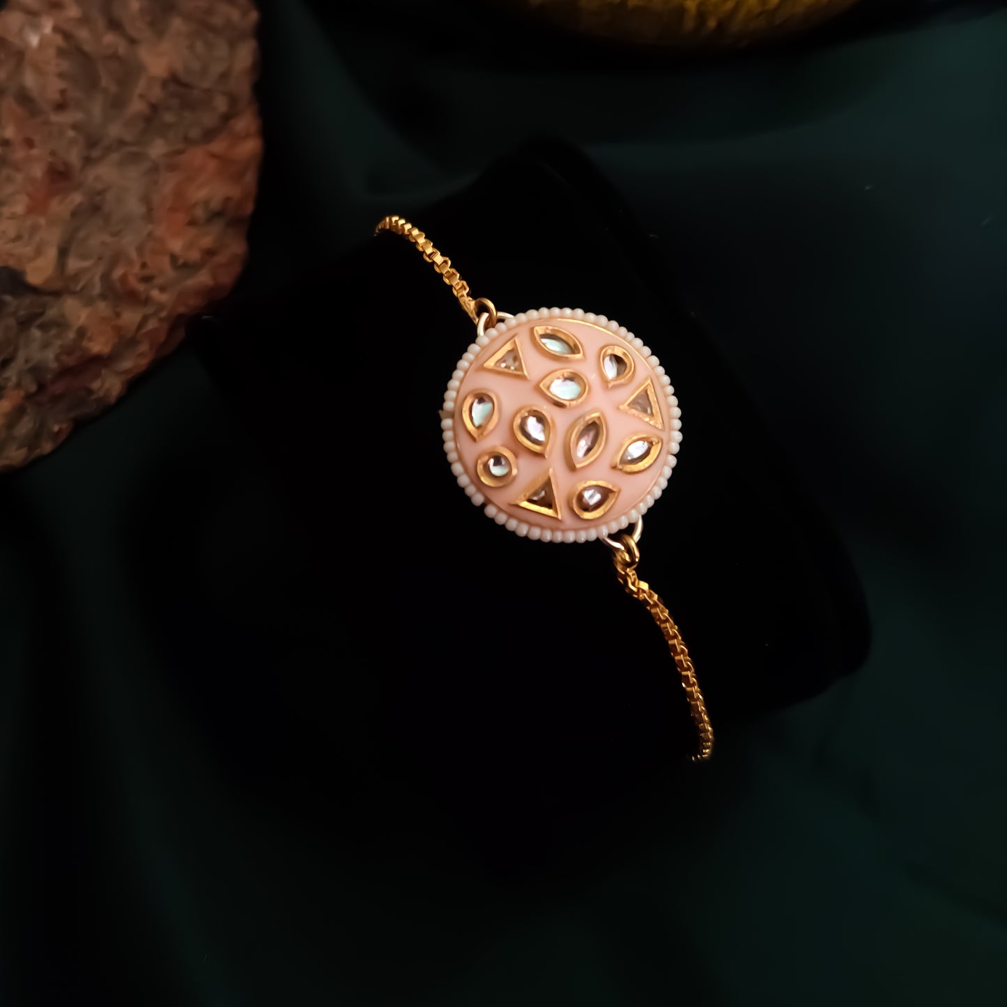 Jigyasa Meenakari Adjustable Bracelet