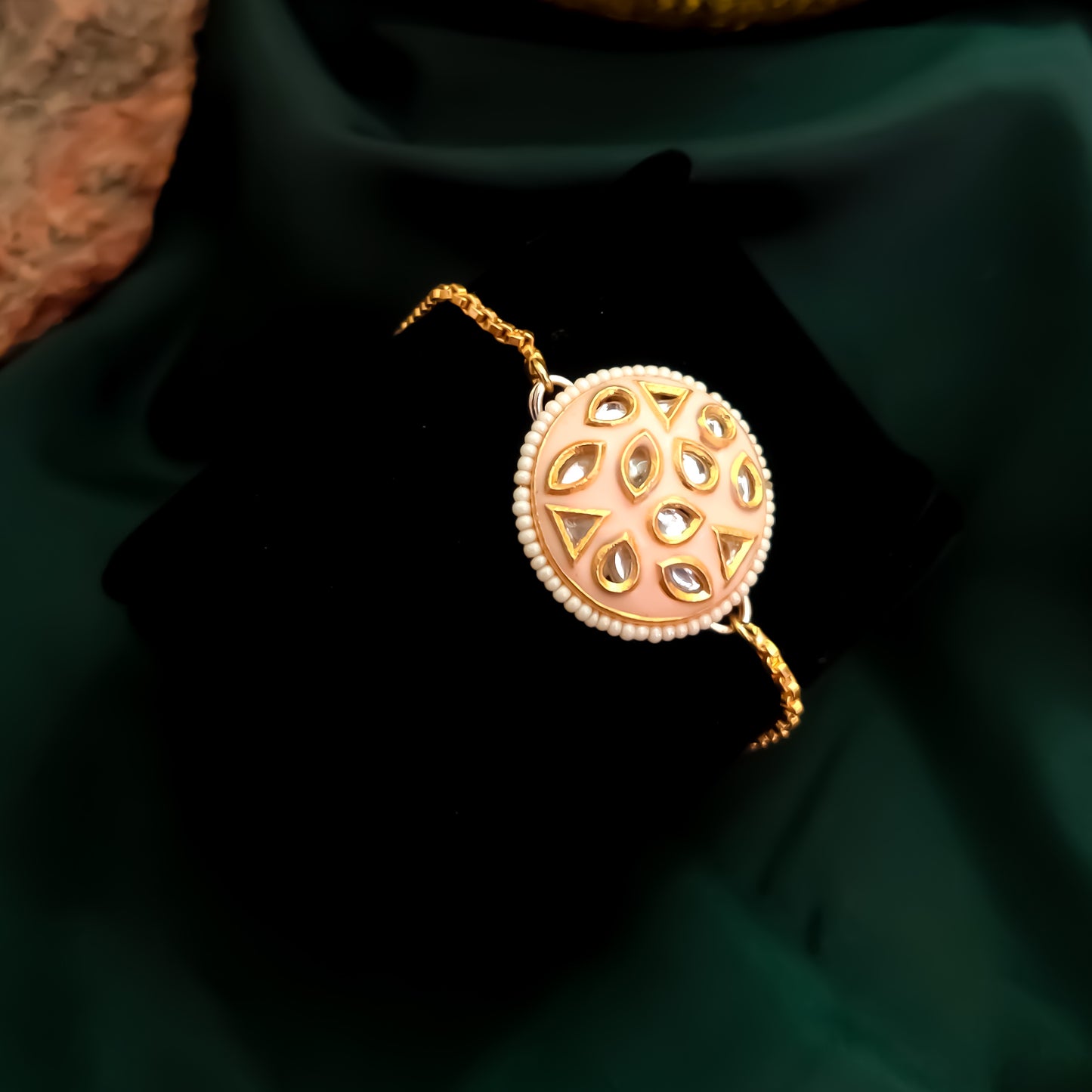 Jigyasa Meenakari Adjustable Bracelet