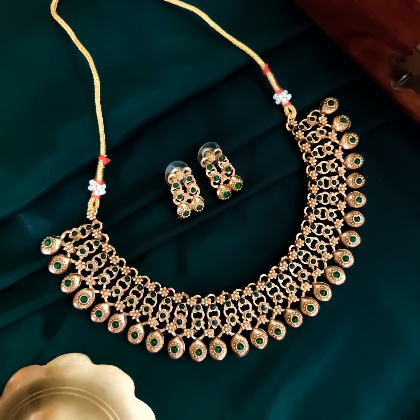 Vriddhi Necklace Set - Green