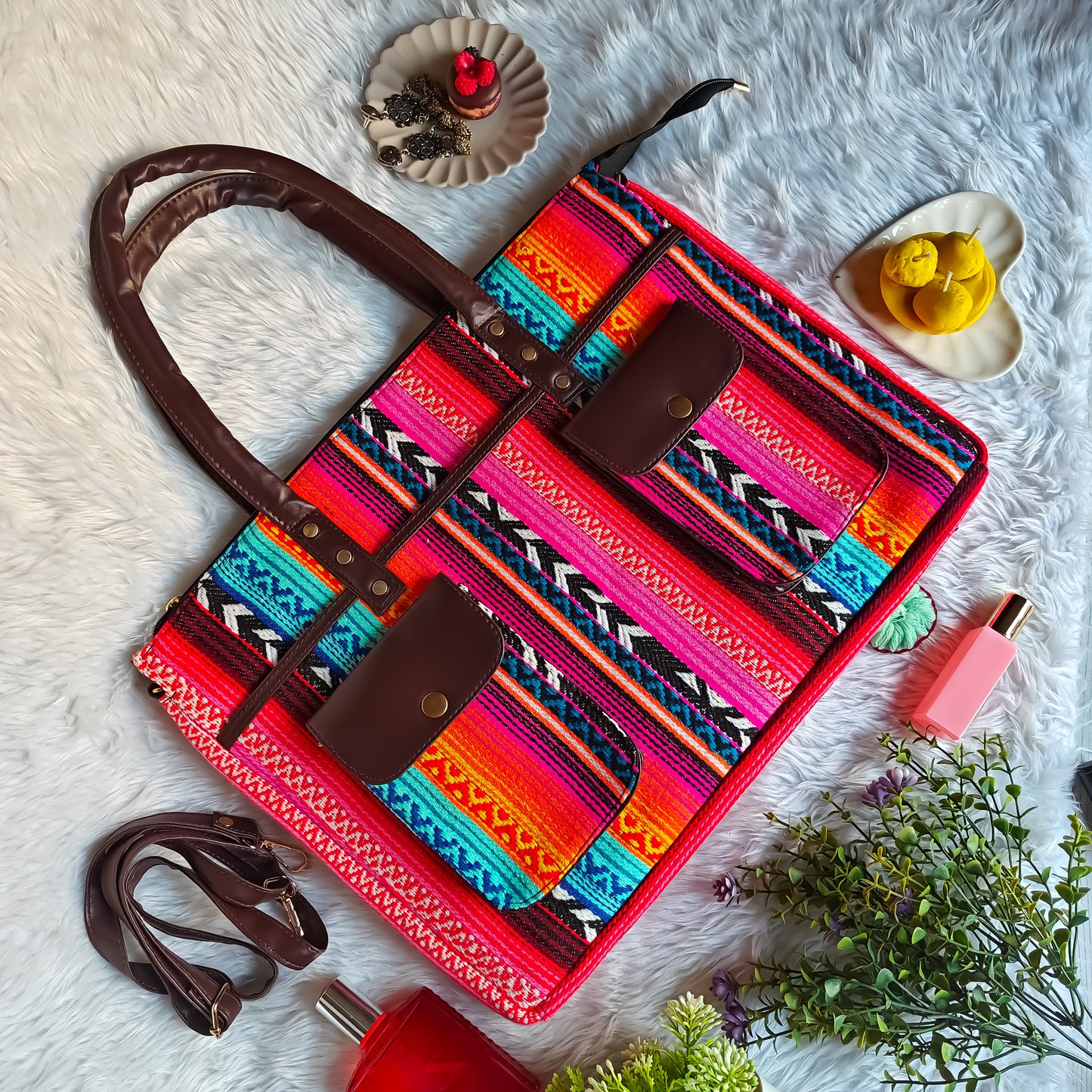 Diana Laptop Bag- Rainbow Hue