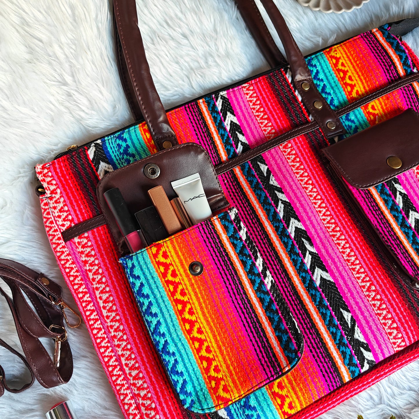 Diana Laptop Bag- Rainbow Hue