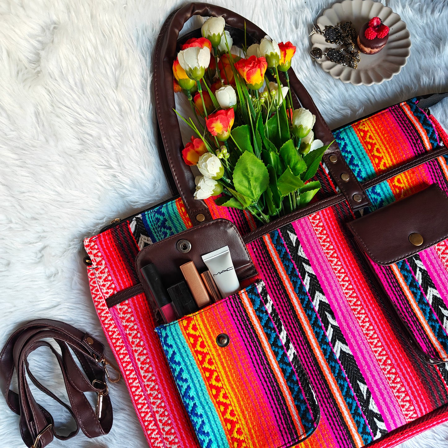 Diana Laptop Bag- Rainbow Hue