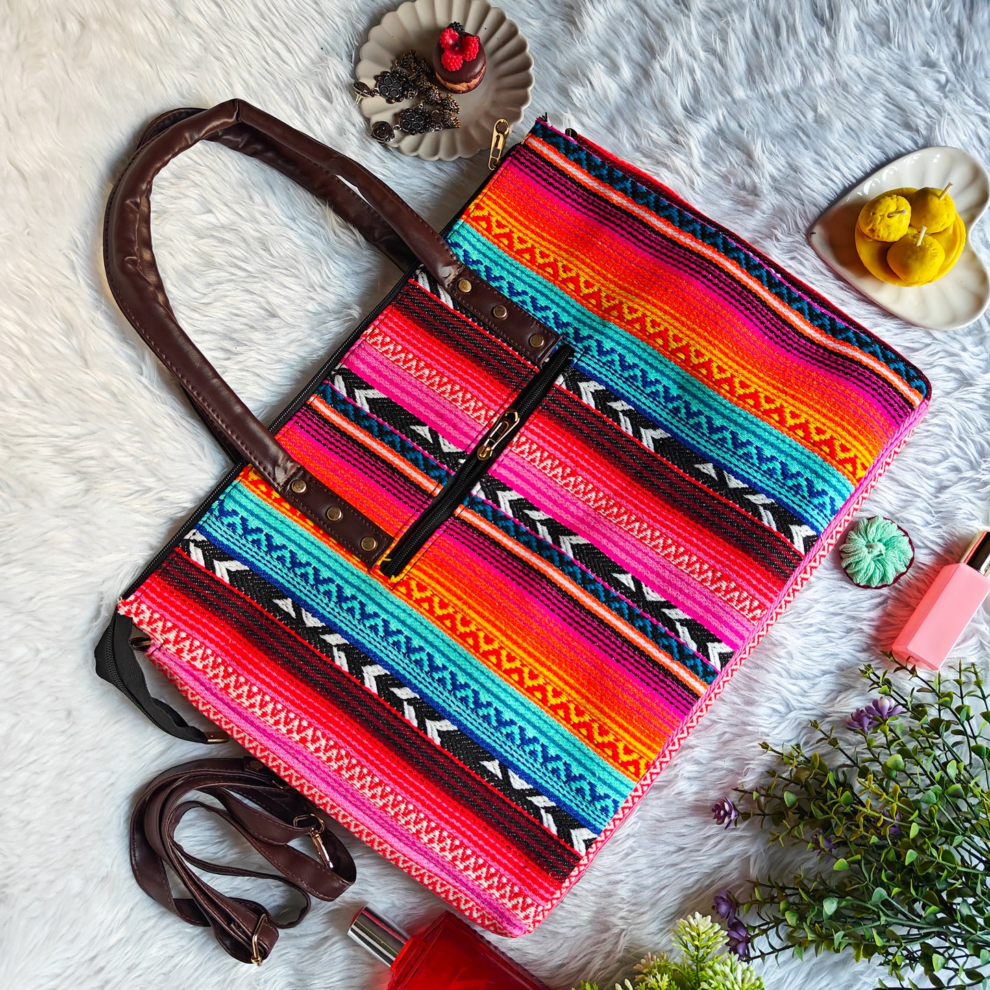 Diana Laptop Bag- Rainbow Hue
