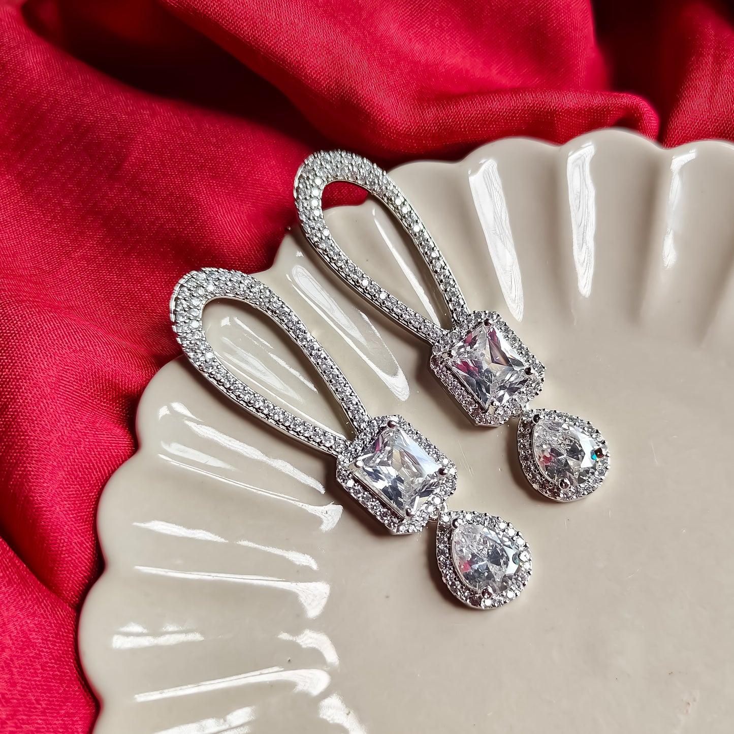 Deepika Inspired AD Necklace Set