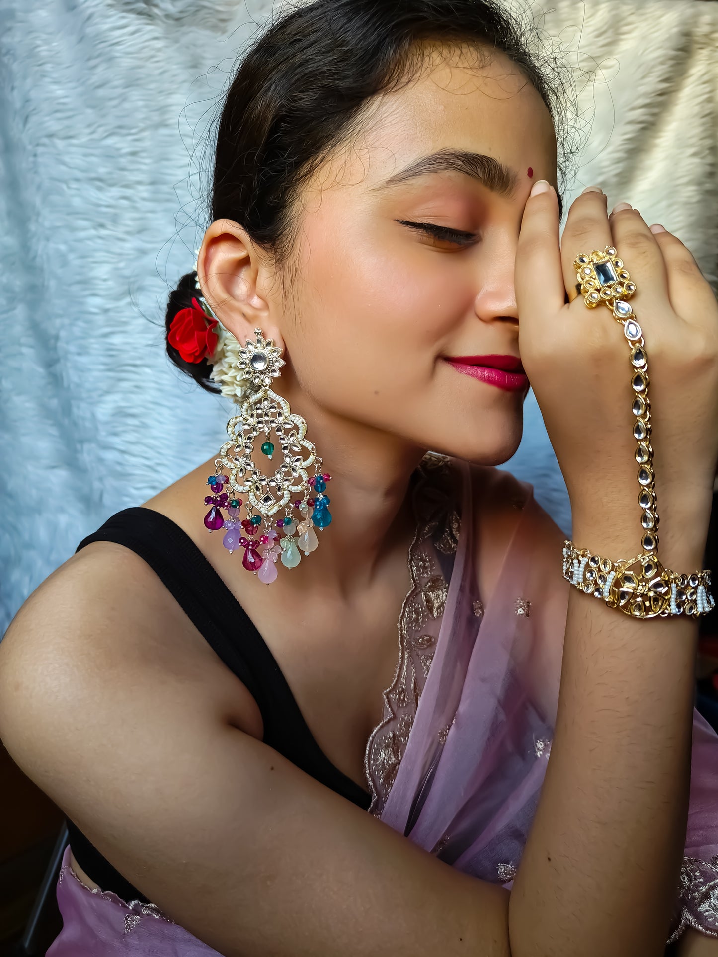 Nazrana Chandbali Earrings