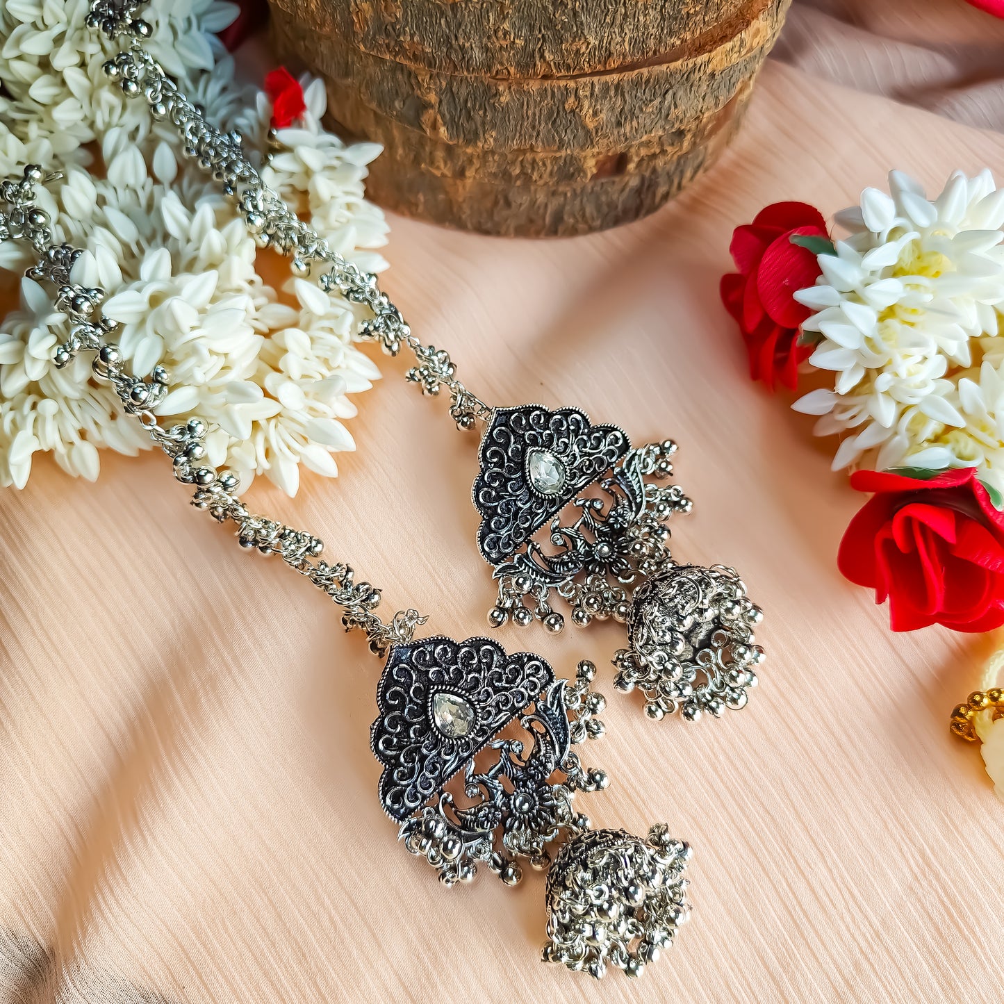 Kirati Jhumka Earrings with Sahara