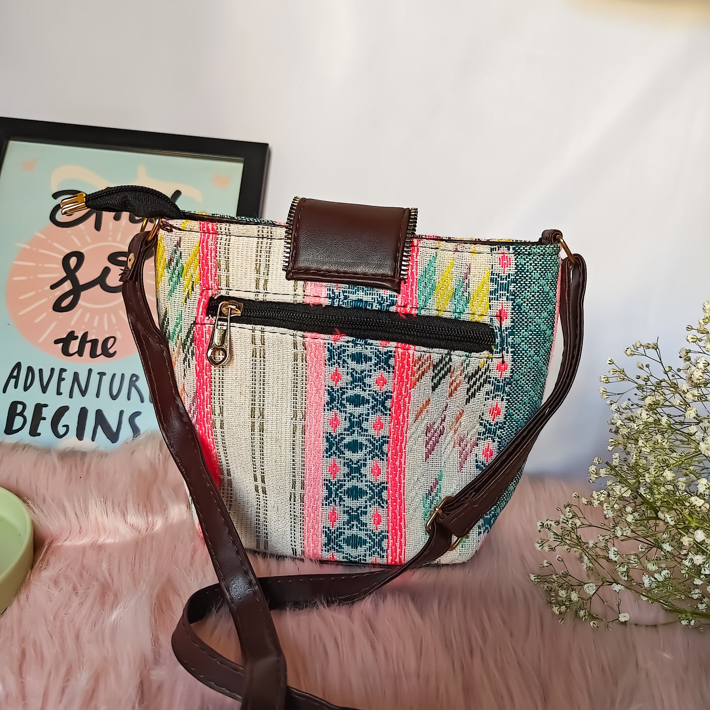 Fall Garden Not so Mini Sling Bag