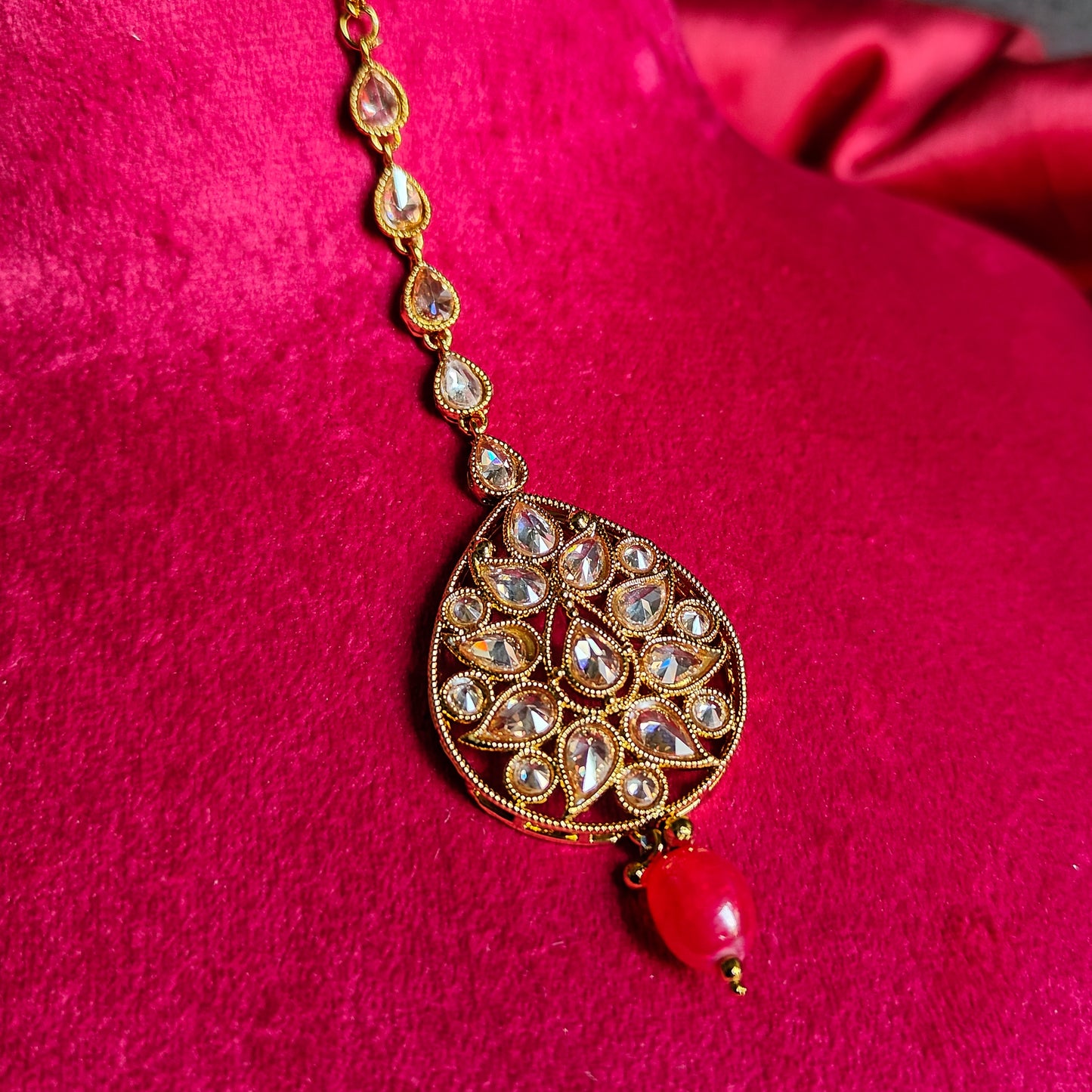 Maroon Pearl Reverse AD Teeka