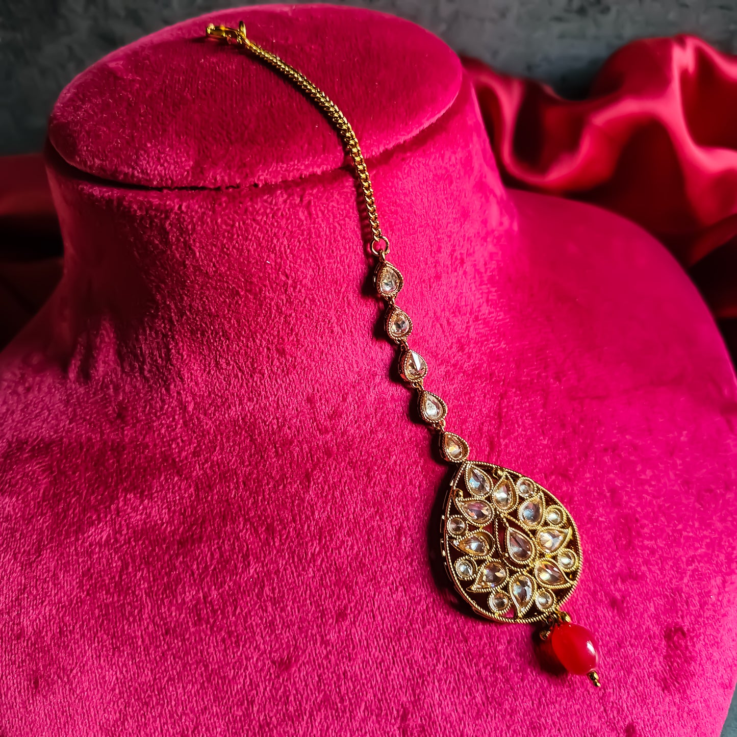 Maroon Pearl Reverse AD Teeka