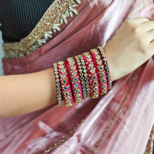 Sehnaz Silk Thread Bangle Set