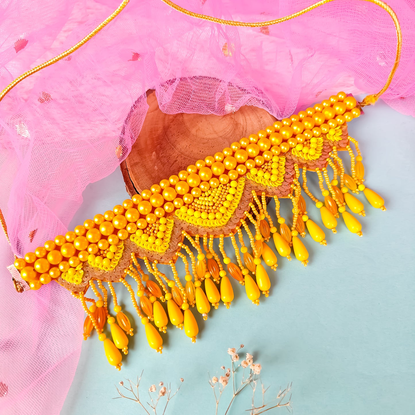 Rebeca Hand Embroidered Necklace Set